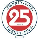 top 25 under 25 badge
