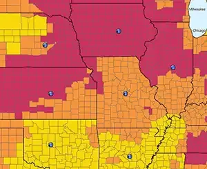 epa radon map zone