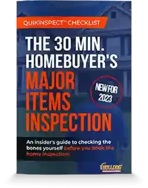 major items home inspection checklist