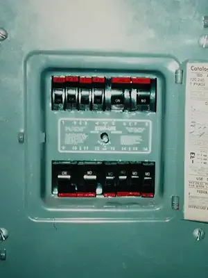 electrical service - 60-amp breaker panel