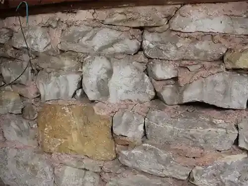 deteriorated stone foundation
