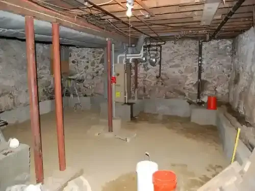 finish stone basement
