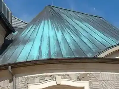 old copper roof