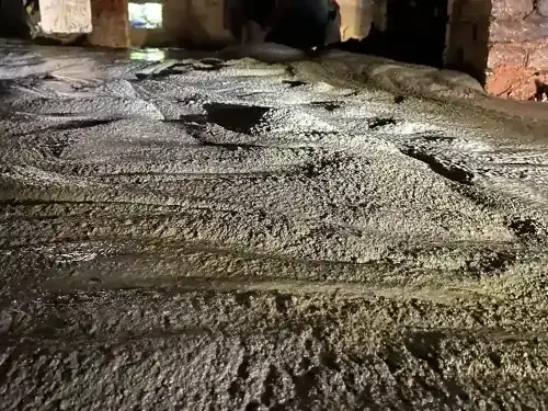sand over crawlspace vapor barrier